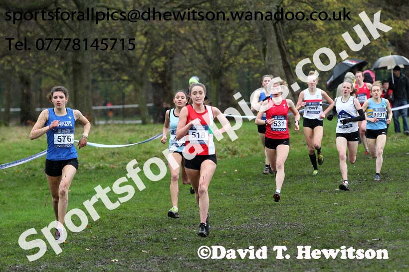 Women under-17s, British Athletics Liverpool Cross Challenge, Sefton Park, Liverpool. Photo: David T. Hewitson/Sports for All Pics